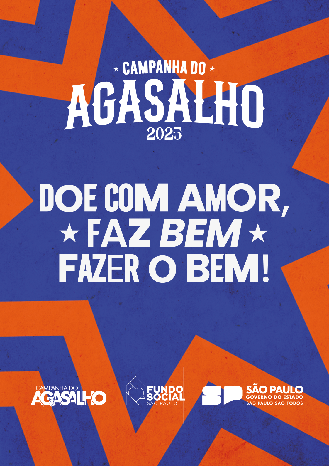Banner - Doe com amor, faz bem fazer o bem