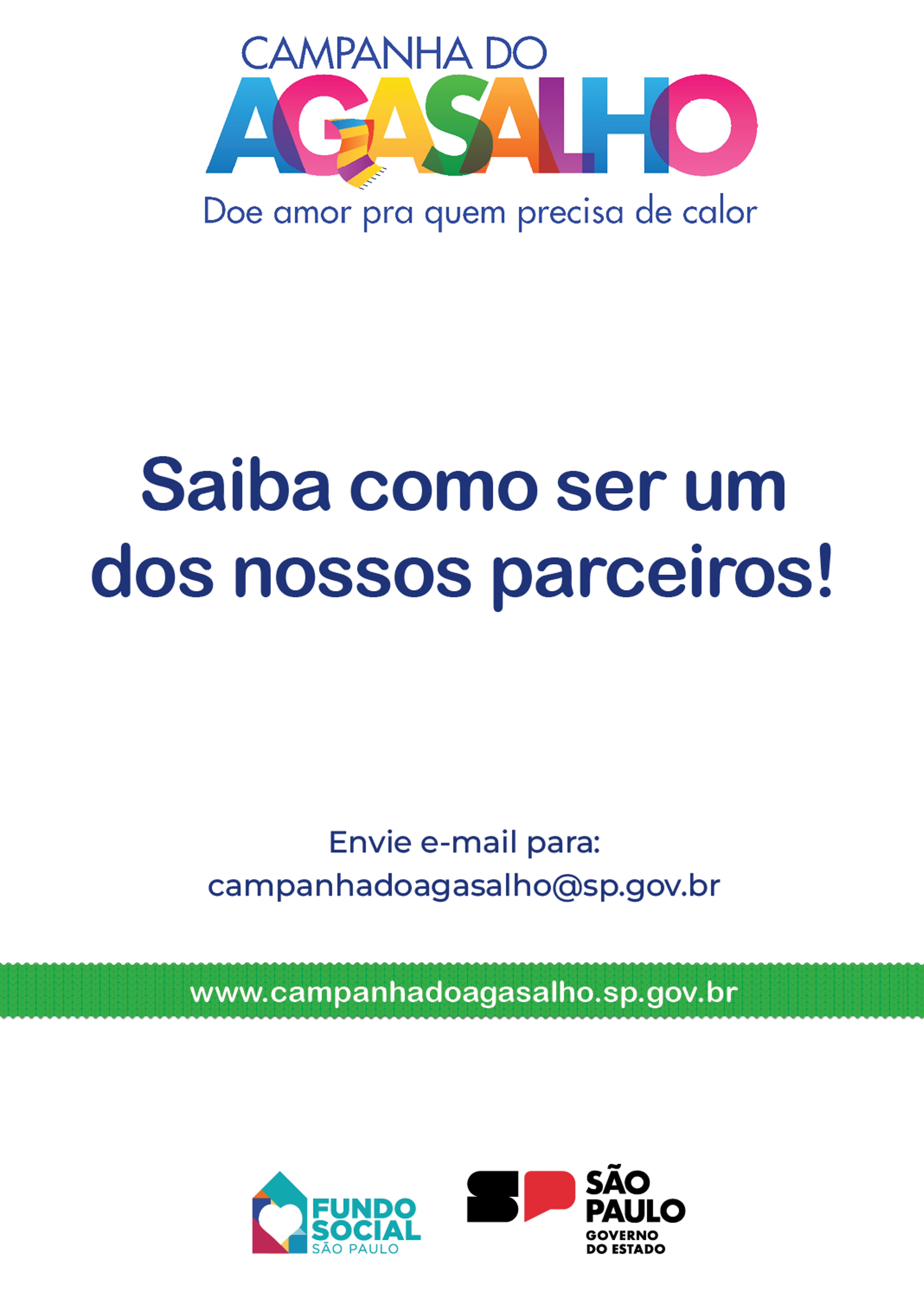 Banner Campanha do Agasalho
