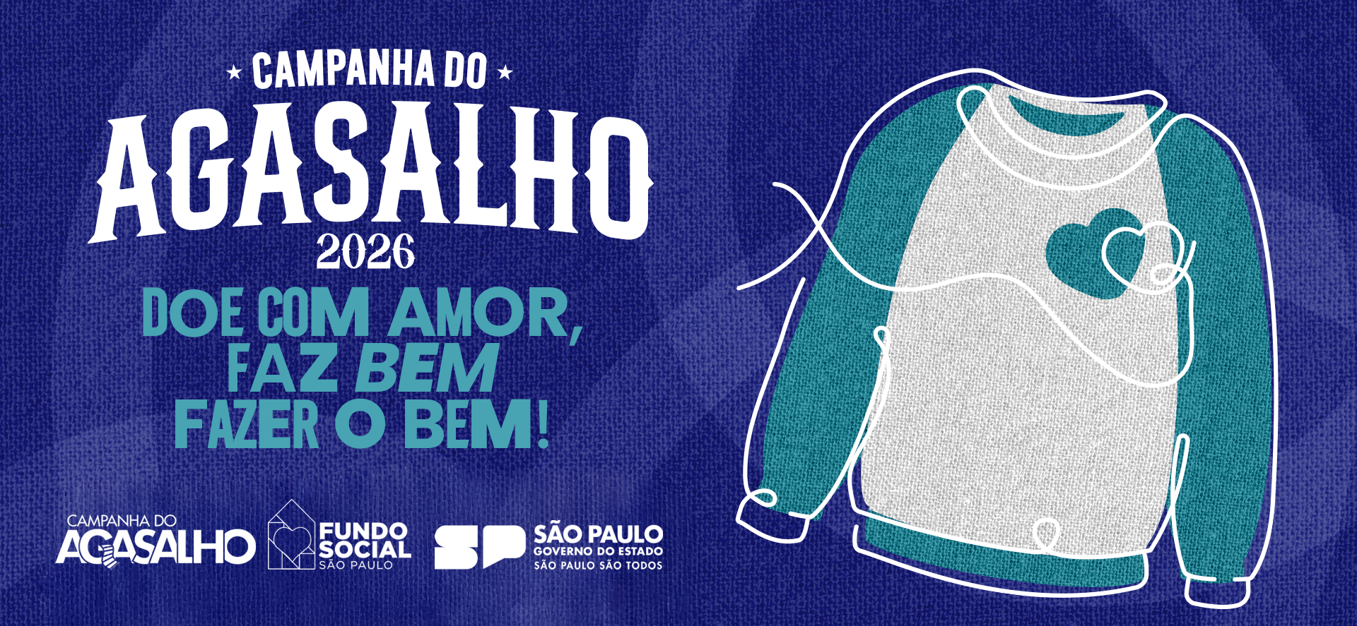 Banner - Campanha do Agasalho 2026
